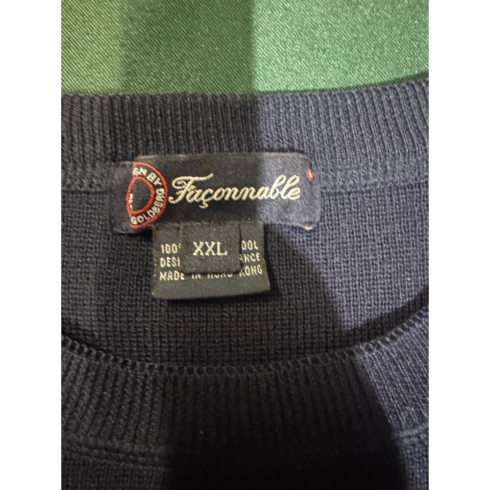Men's Faconnable 100% wool sweater on excellent condition - Picture 2 of 9